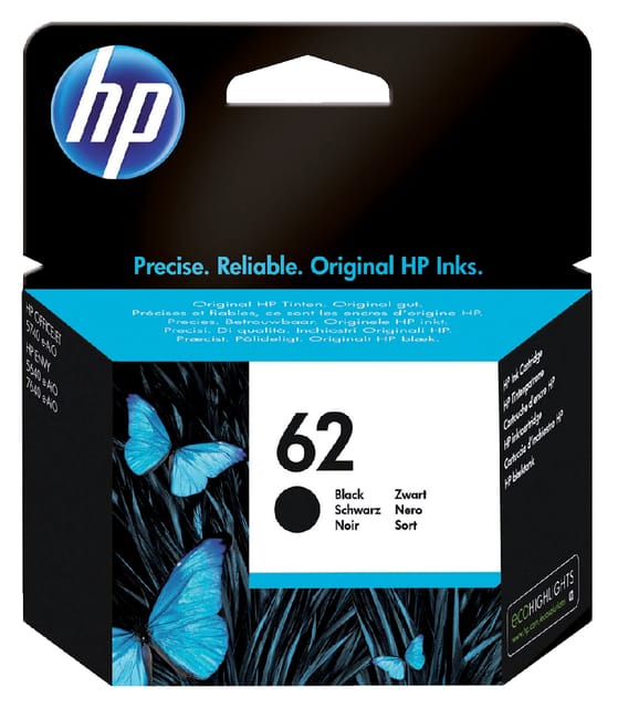 HP C2P04AE nr. 62 inktcartridge zwart (origineel)