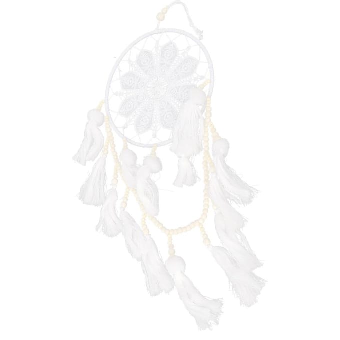 Handgemaakte Dromenvanger Feeënlichtjes Decoratie Ornament Huis Auto white