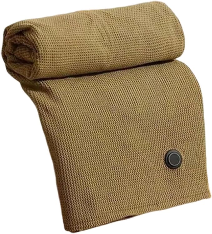 Verwarmde Sjaal - Oplaadbare Deken - Warm Blijven - Drie Warmtestanden - 150 x 80 cm - Groen
