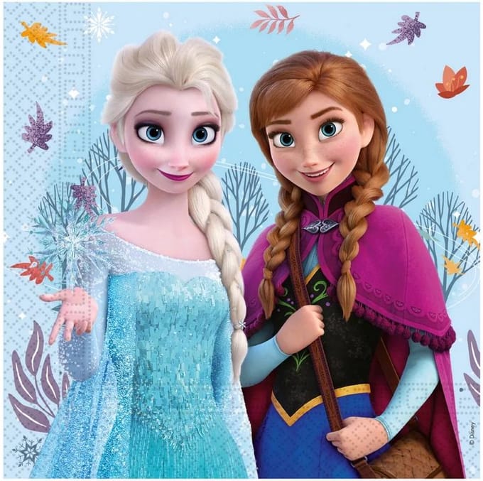 Globos Paper Napkins 33x33cm Frozen Idyllic Wonder - 20 pcs.