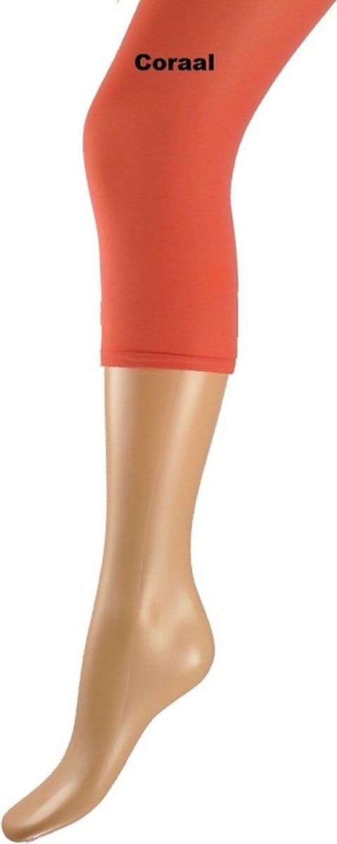 Kinderlegging dans 60 denier Coraal rood capri 122-128