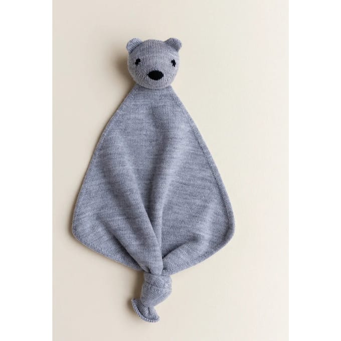 HVID knuffeldoekje Teddy tokki grey melange