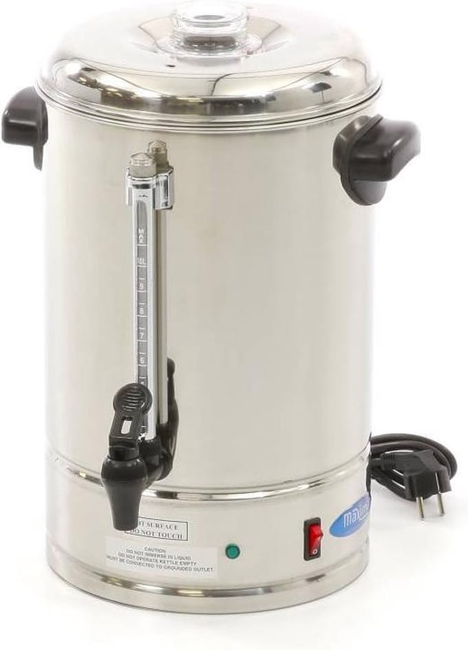 Koffie Percolator - 10 L - 80 Kopjes - Uitneembaar Koffiefilter