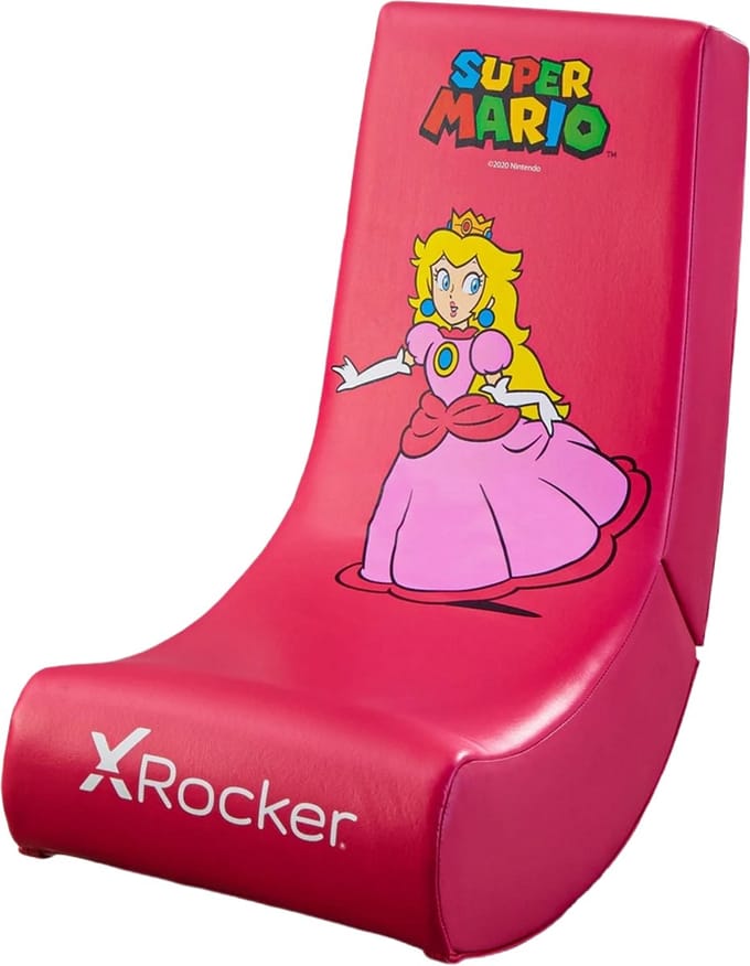 Gamestoel - Peach - inklapbaar - Nintendo All Star rocker (X Rocker)