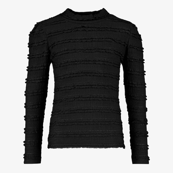 Myway meisjes shirt zwart - Maat 122/128