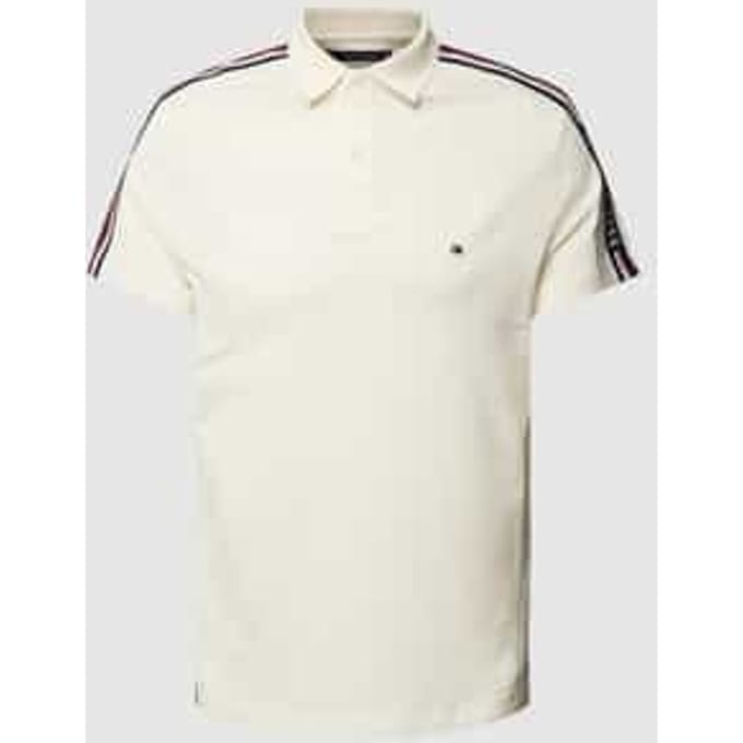 Regular fit poloshirt met contraststrepen