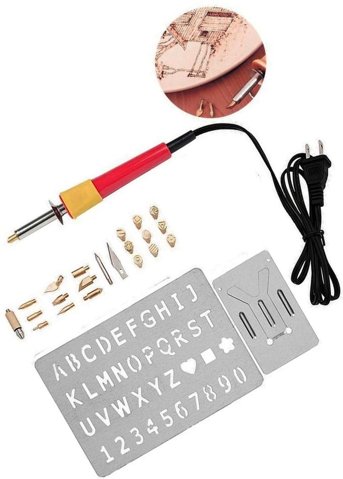 Graveerset, markeerset (houtbrander), 30 Watt