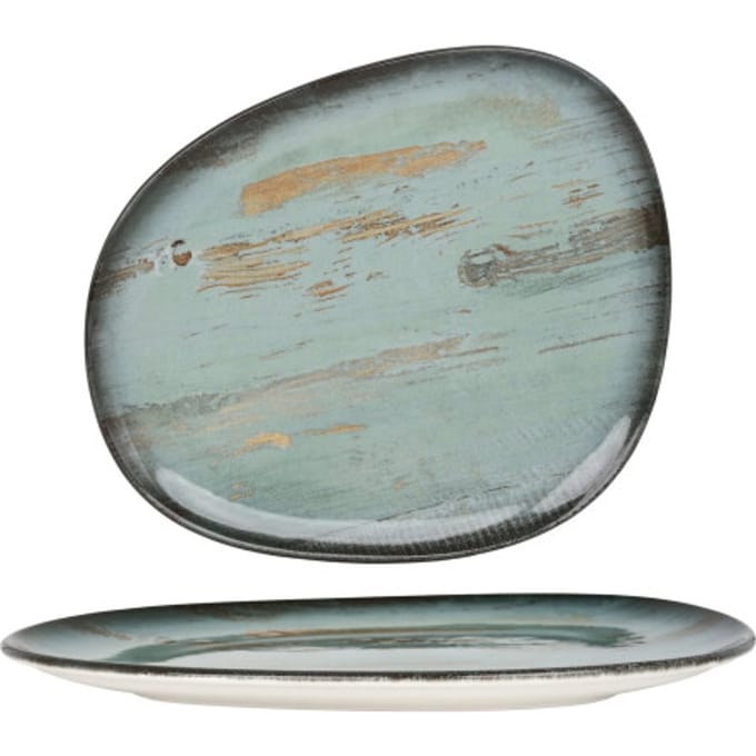 Bonna Dinerbord - Madera - Porselein - 33 cm - set van 6