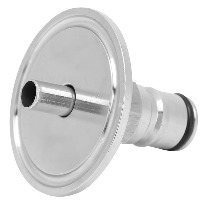 1.5in Vloeistofvergrendelingspaal Tri Clamp naar Kogelconnector Bierbrouwaccessoire Brouwerijkoppeling white
