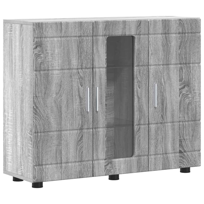 vidaXL - Houten - Kast - Grijs - Sonoma - Bewerkt - hout