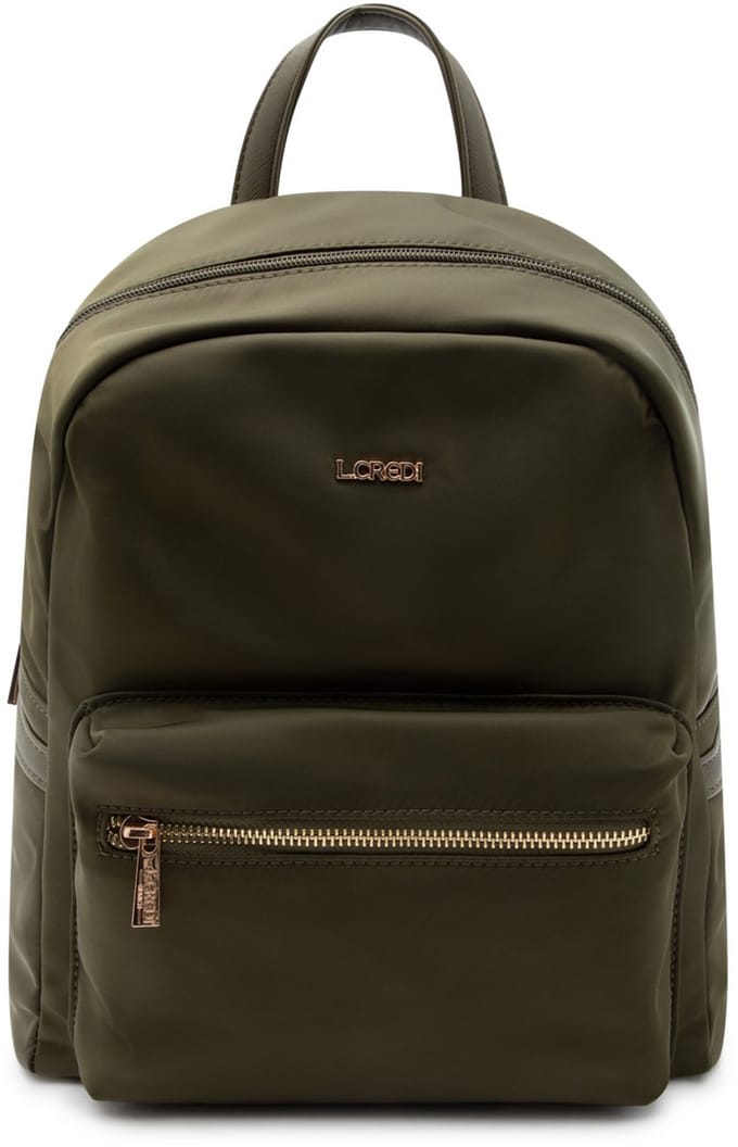 L.CREDI vrijetijdsrugzak rugzak Alena Backpack Olive olijfgroen