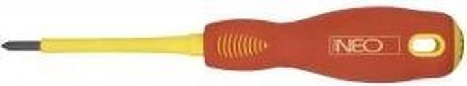Neo Tools Schroevendraaier Pz0x60mm, 1000v, Crmo Staal