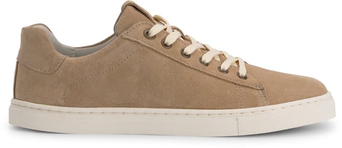 Travelin' Bergvik Dames - Barefoot sneaker - Suede - Zand