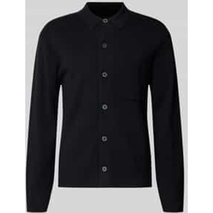 Regular fit cardigan van wolmix met borstzak