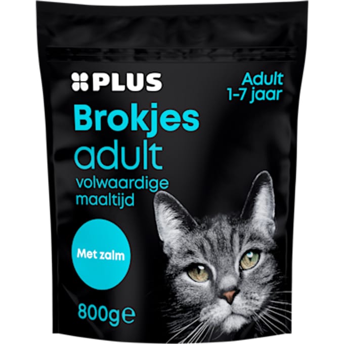 Premium Volwassen kattenbrokjes zalm