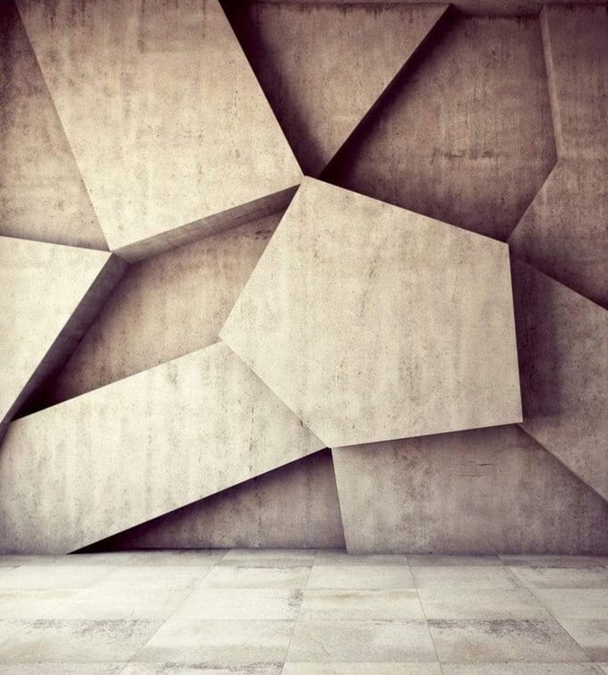 Fotobehang - Concrete Background 225x250cm - Vliesbehang