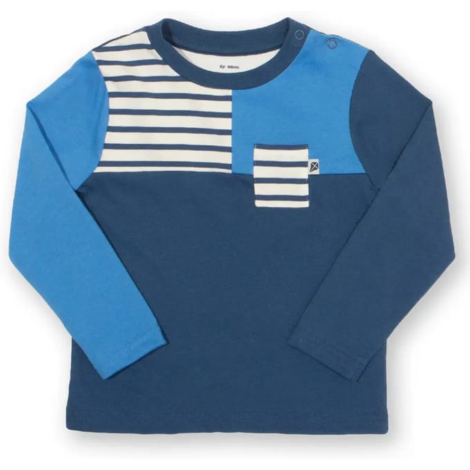 Kinder-T-shirt met lange mouwen Kite Colour Block