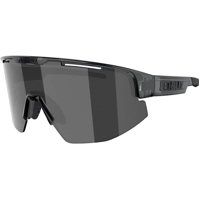 Bliz Matrix Bril Crystal Black Smoke & Silver Mirror Lens
