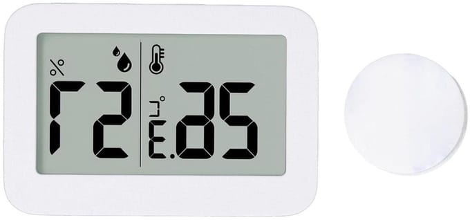 Thermometer Hygrometer Meter - Luchtvochtigheid Sensor - Klimaat Monitoren - Groot LCD Display - 6x4x2 cm - Groen
