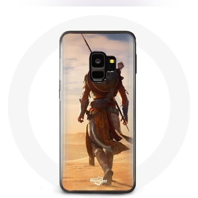 Coque - Samsung - Galaxy S9 - Assassin's Creed - Souple - Noir - Protection