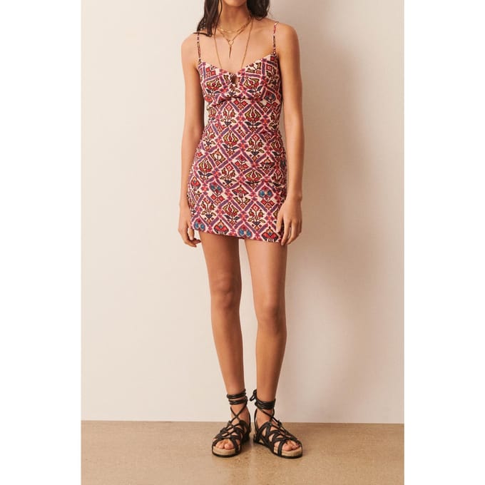 BA&SH Robe Veda Ecru Taglia: L | Abiti Mini Outlet | Donna | Marrone