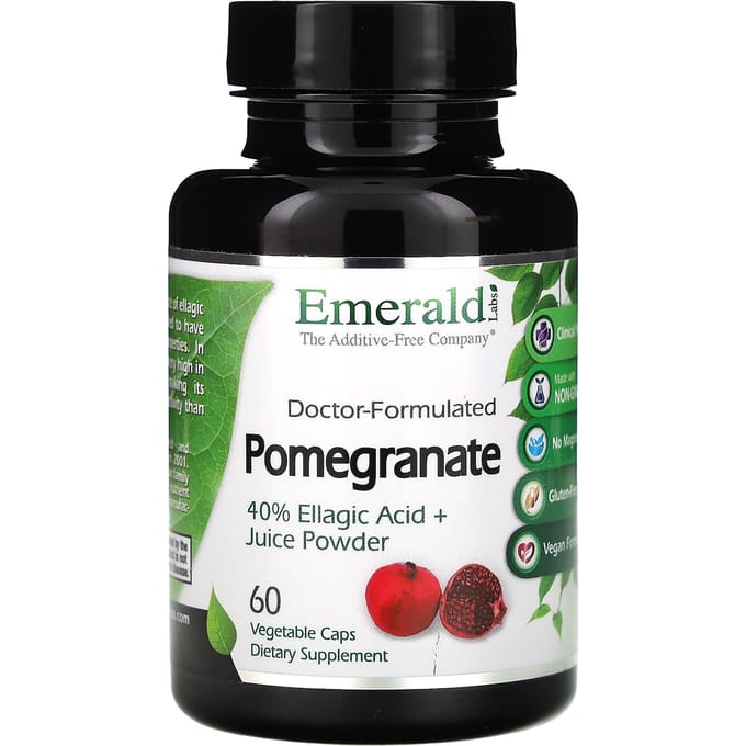 Emerald Laboratories, Granaatappel, 1450 mg, 60 vegetarische capsules (725 mg per capsule)