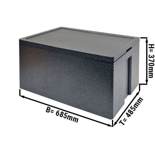 GGM Gastro Thermobox Maxi - 82,3 Liter Zwart