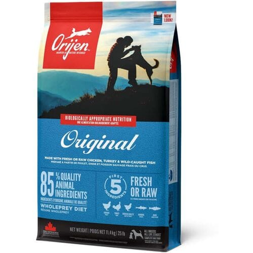 Orijen Original Prey hondenvoer – 11,4 kg (kip, kalkoen, vis, eieren)