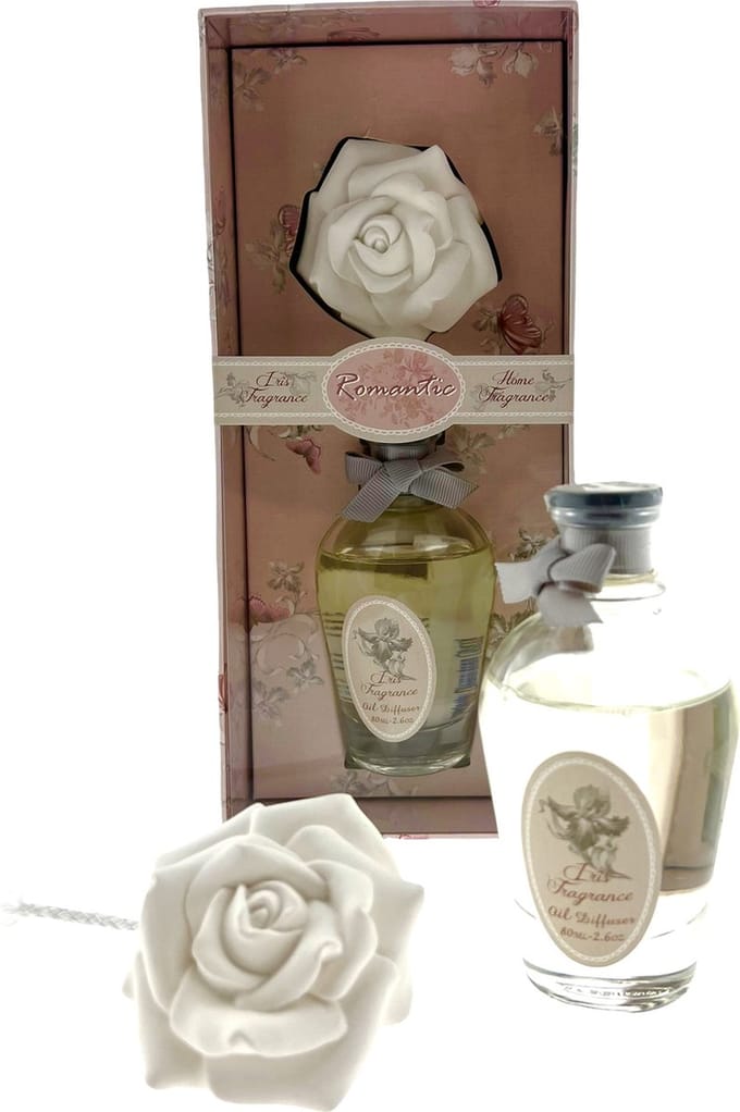Iris Geurolie Romantic - Met geursteun Roos - 80ml