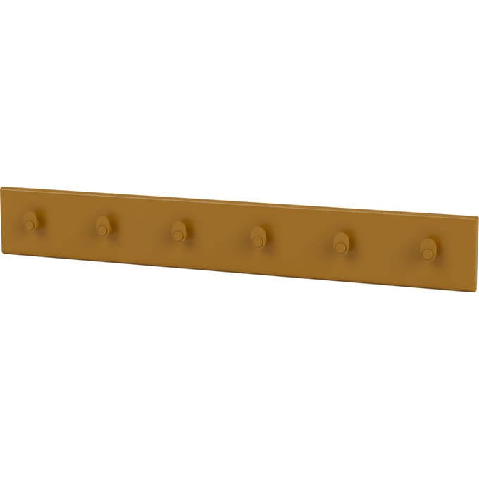 Montana Hakenlijst met 6 haken - Amber