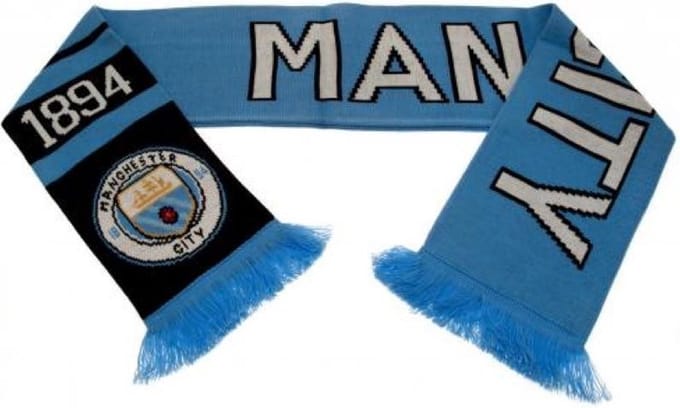 Manchester City - Sjaal - Since 1894 - Navy/Blauw