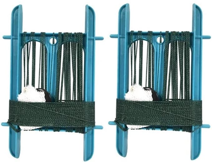 Gebro Lijn Krabhengel / vishengel voor krabbetjes - 2x - blauw - 13 m