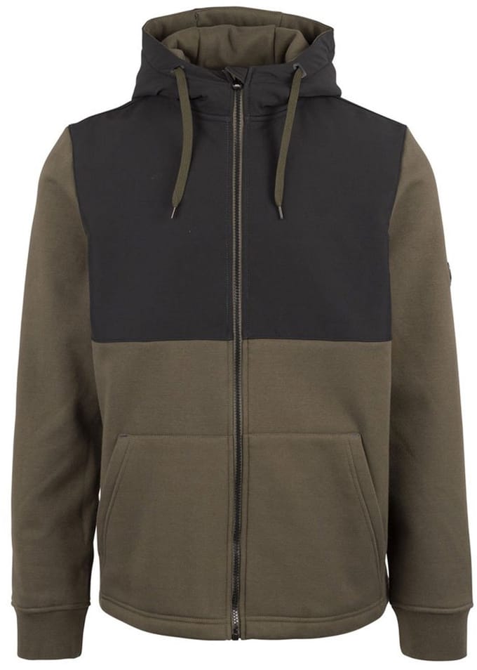 Trespass Critch Sweatshirt Met Rits Groen XS Man