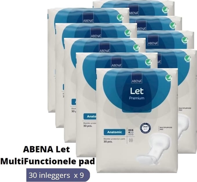 Abena Let Premium Anatomic - 9 pakken van 30 stuks