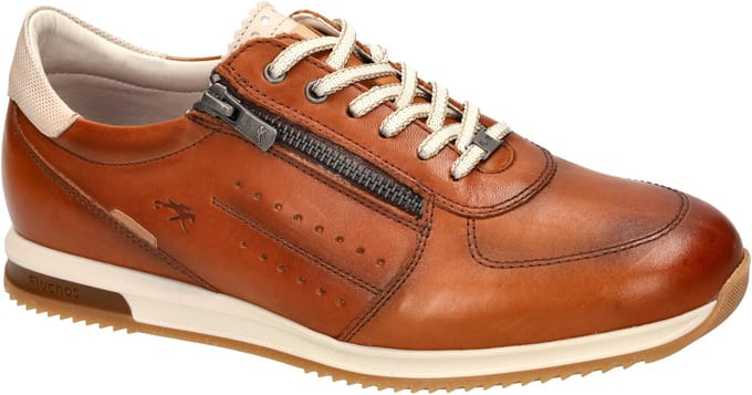 Fluchos -Heren - cognac/caramel - sneakers - maat 42