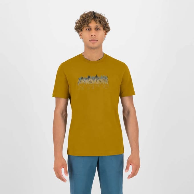 Karpos Bosco T-shirt Met Korte Mouwen Geel M Man