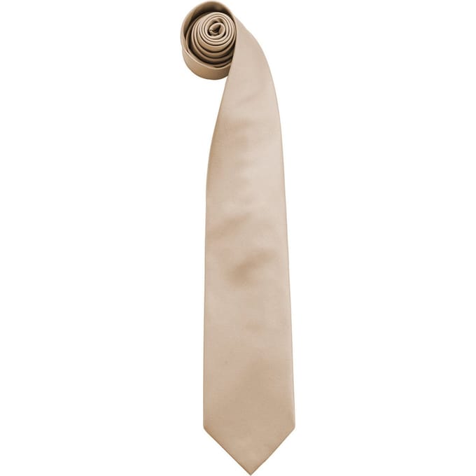 Premier Heren Kleuren Mode Stropdas (Khaki)