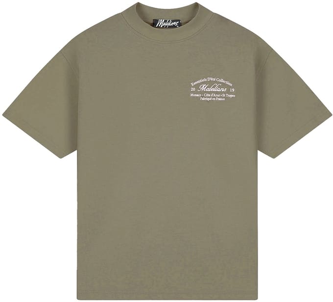 Malelions marina t-shirt in de kleur groen.