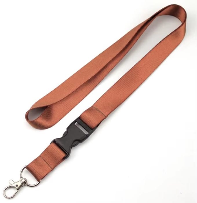 Go Go Gadget - Keycord - Afneembare gesp - Sleutelbos - Sleutelkoord - 1 stuk - Bruin