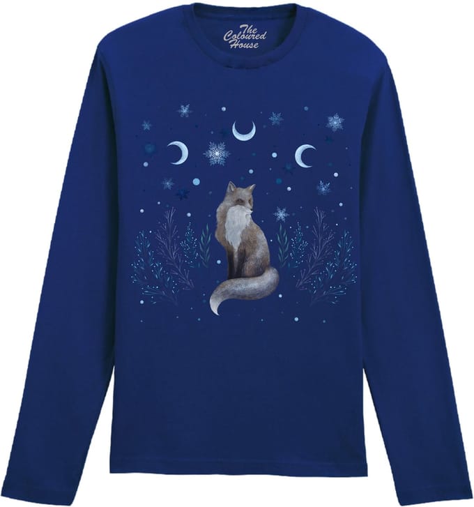 Vos Winter Fox The Coloured House Longsleeve T-shirt M