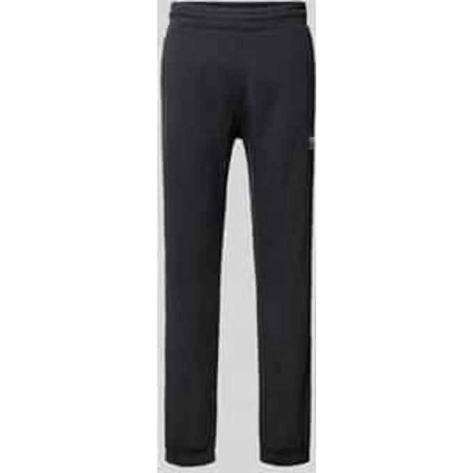 Sweatpants met labelstitching en elastische band
