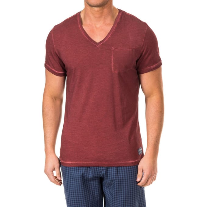 T-shirt met korte mouw en V-hals 2S87904584 man