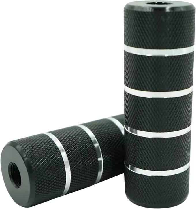 Fietspedalen - Voetsteunen - Fietsen - Antislipdesign - 14 mm - Zwart/Zilver