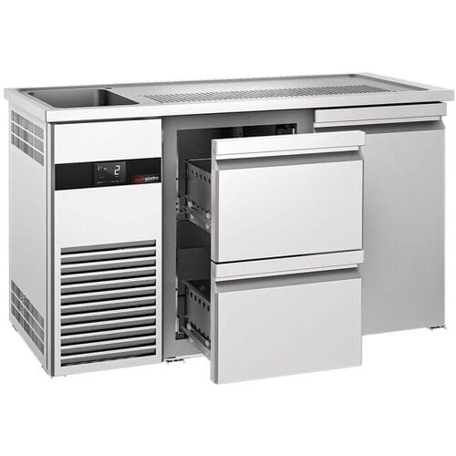 GGM Gastro Biertheke PREMIUM - 1550x700mm - 1 Tür & 2 Schubladen