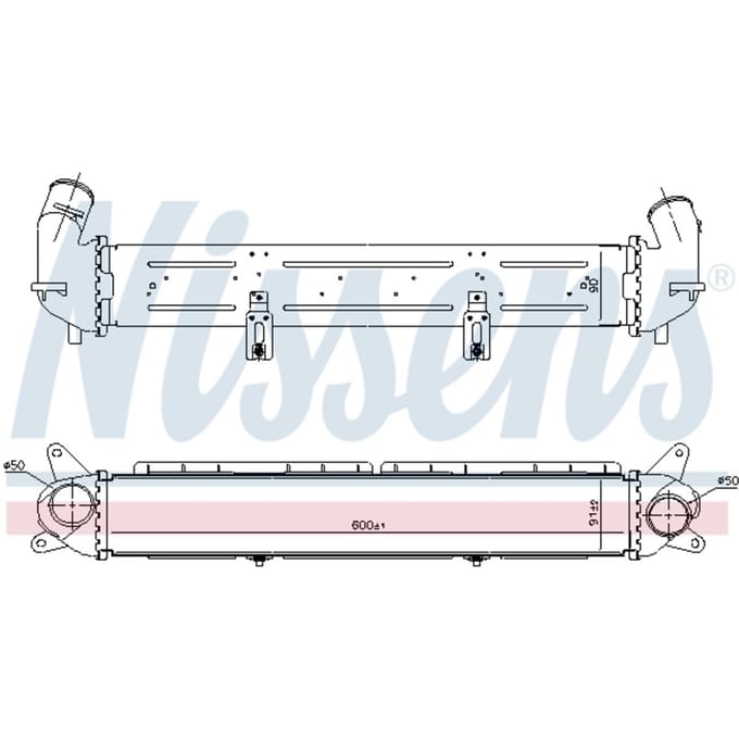 Intercooler NISSENS 961490