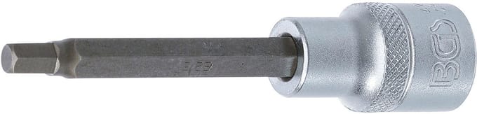 BGS Dopsleutelbit lengte 100 mm 1/2 INBUS 6 mm