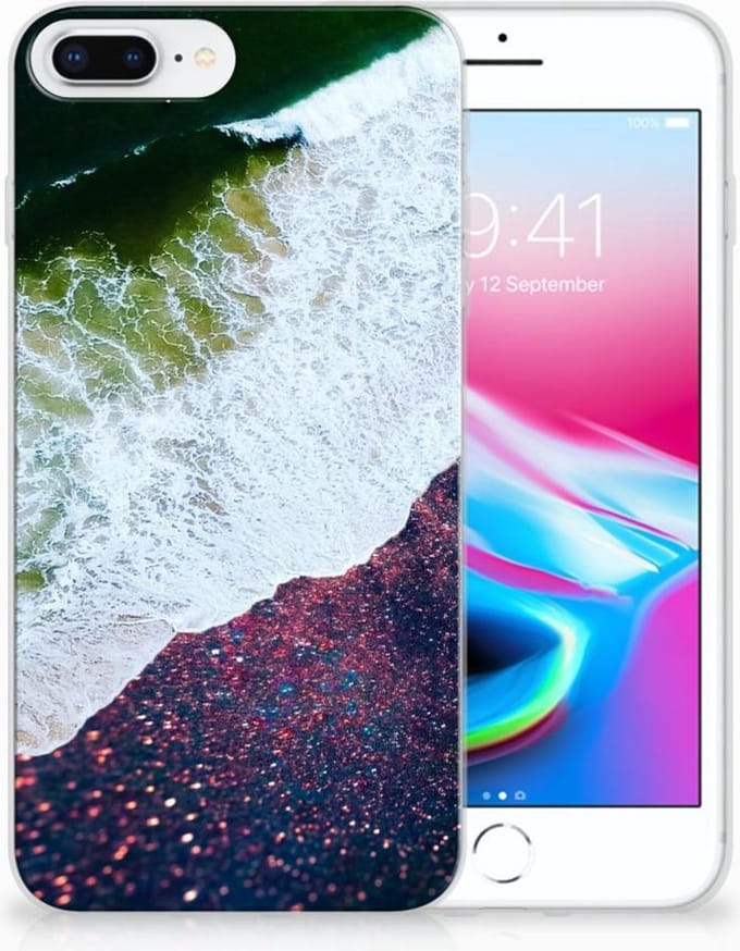Apple iPhone 7 Plus | 8 Plus TPU Hoesje Sea in Space