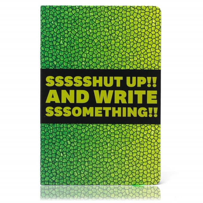A5 Notitieboekje - Animal - Ssssshut Up!! And Write Sssomething