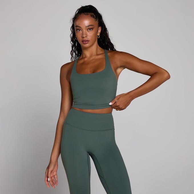 MP Dames Tempo Racerback Vest met Bandjes - Cloudy Green - M