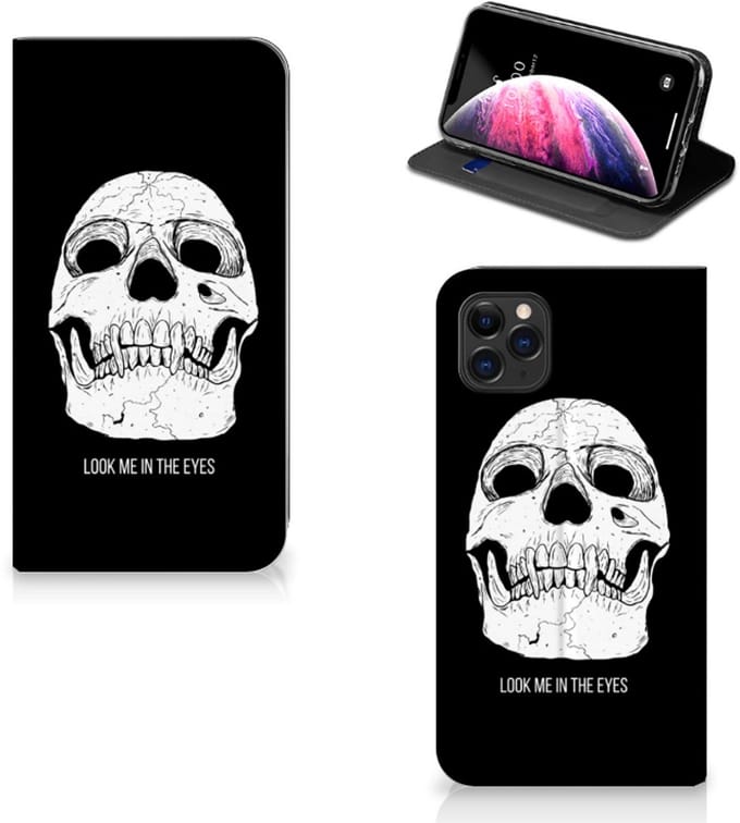 Mobiel BookCase Apple iPhone 11 Pro Max Skull Eyes